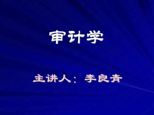002审计学(理论部分)2