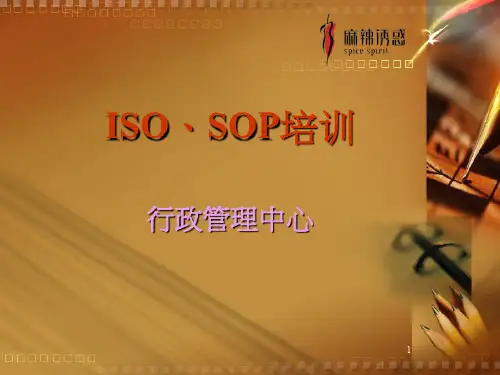 ISO及SOP培训