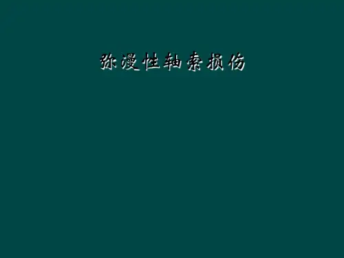弥漫性轴索损伤