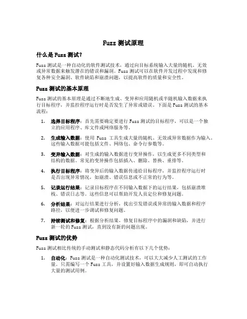 fuzz测试原理