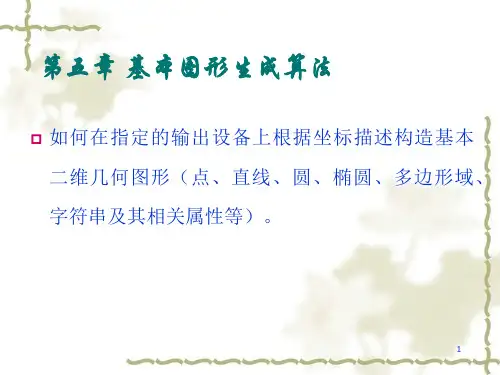基本图形生成算法