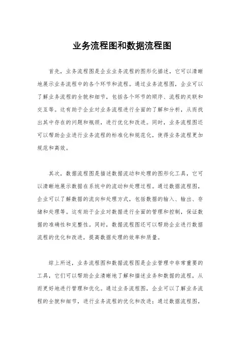业务流程图和数据流程图