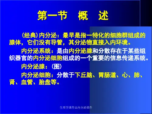 生理学课件11内分泌课件