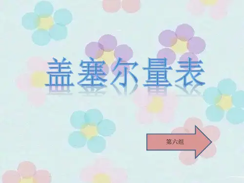 盖赛尔发展量表