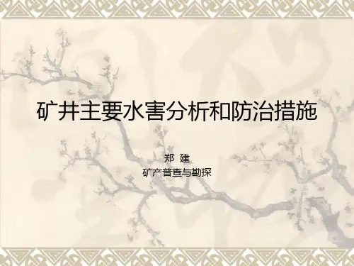 矿井水害分析及防治措施