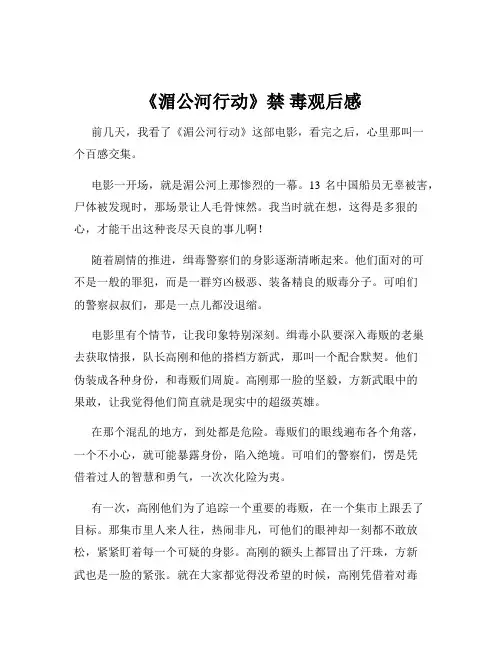 《湄公河行动》禁 毒观后感