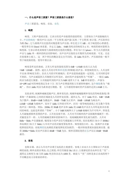 音乐基本知识
