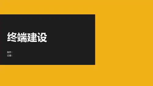 终端建设方案