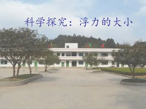 教科版八下物理  10.3 浮力的大小 课件    (共15张PPT)