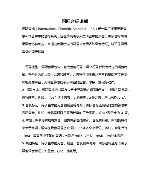 国际音标讲解