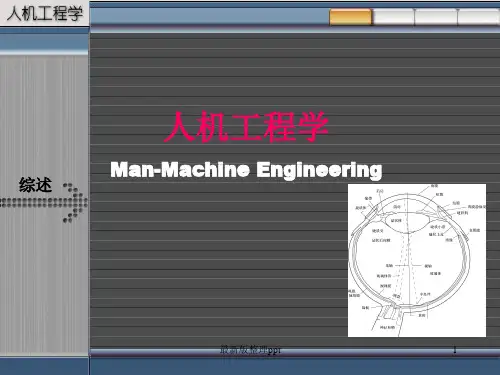 人机工程学-视觉ppt课件
