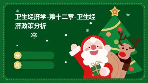《卫生经济学》12-第十二章-卫生经济政策分析