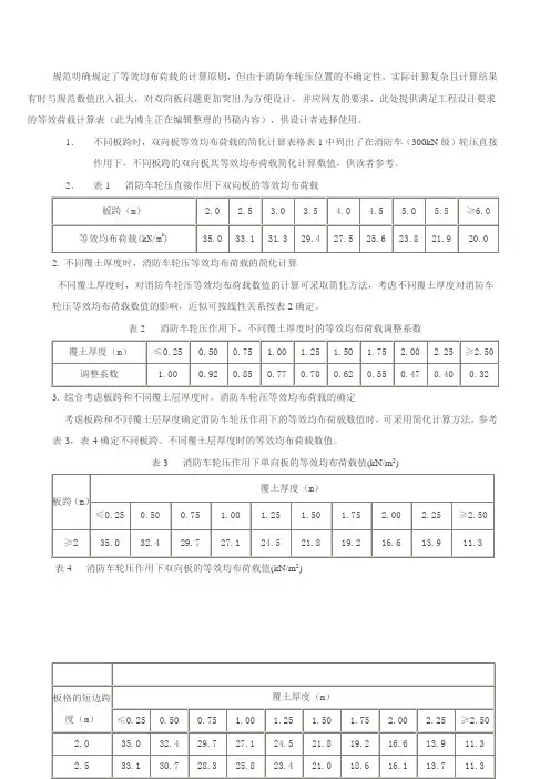 消防车轮压