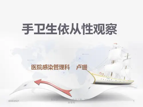 【2021年整理】手卫生依从性观察培训