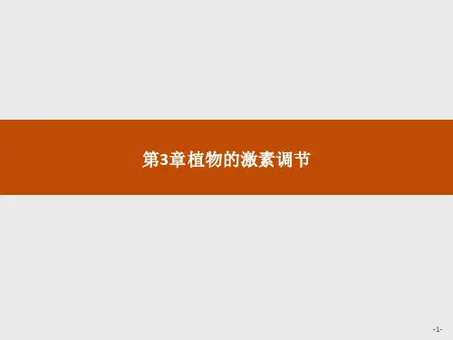 生物必修Ⅲ人教新课标3-1植物生长素的发现课件(38张)