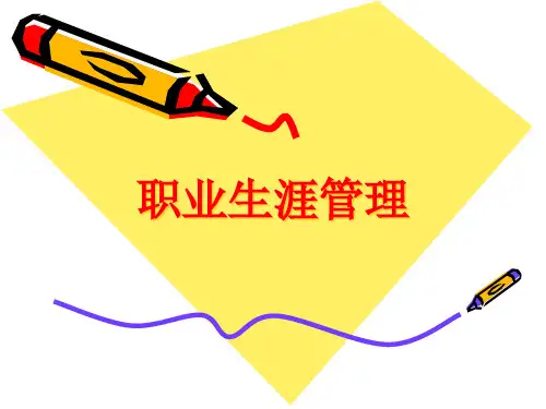 职业生涯管理(ppt课件)