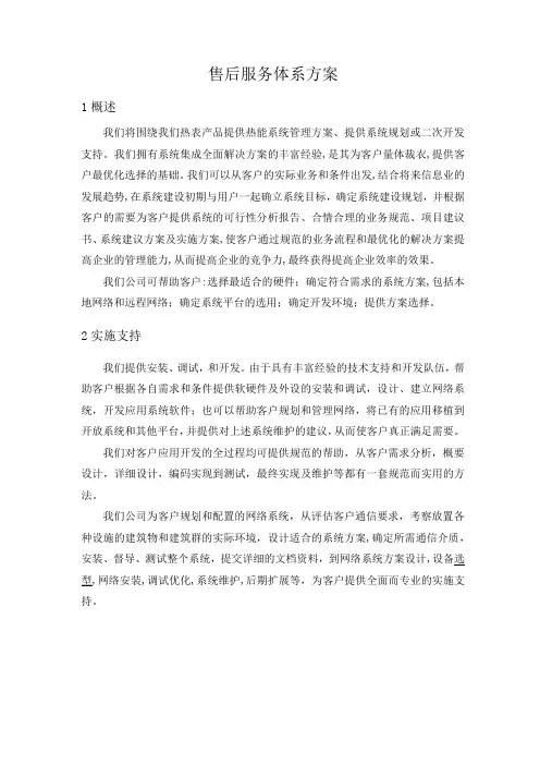 售后服务体系方案[1]