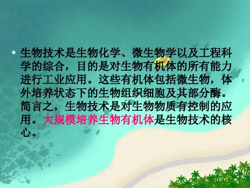 生物反应器的原理及类型