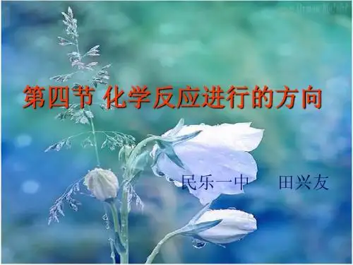 化学反应进行的方向