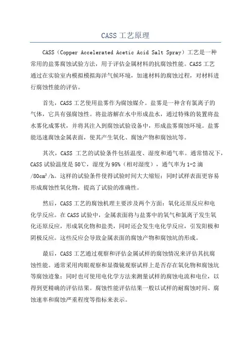 CASS工艺原理