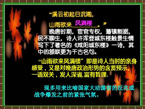 哲理诗鉴赏 ppt课件