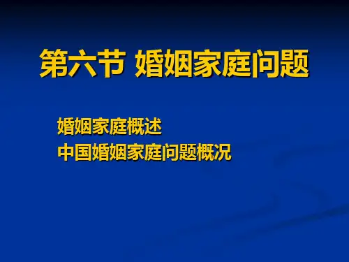 第三章_6婚姻家庭问题