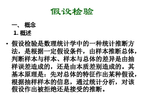 假设检验