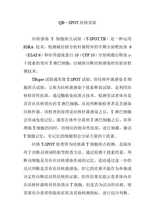 QB—SPOT结核实验