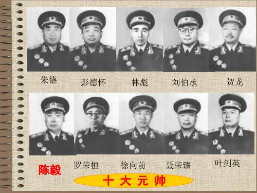广西钦州市钦州港经济技术开发区中学2016年春季学期九年级第第三课《陈毅市长》【共25张ppt】