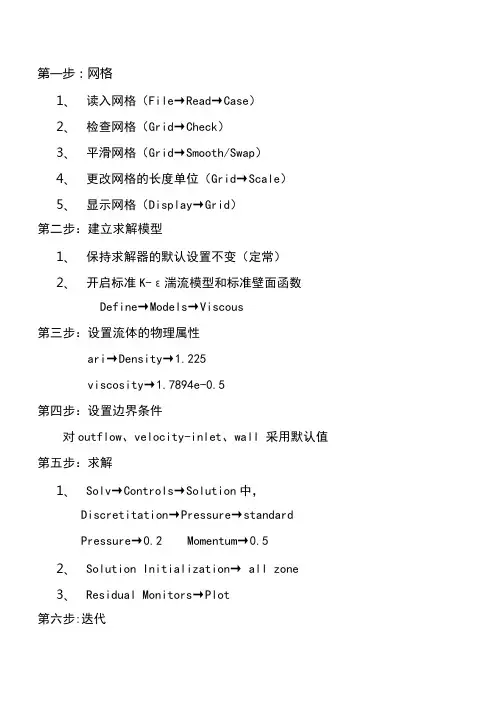 Fluent使用指南2