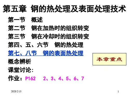 第五章 钢的热处理及表面处理技术