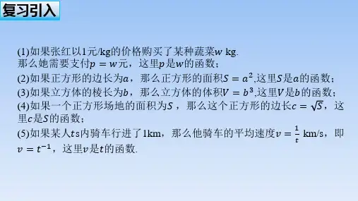 高中数学必修第一册人教A版《3.3幂函数》名师课件