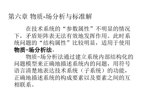 第六章 物质-场分析与标准解.