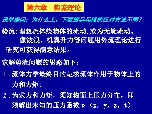 流体力学第六章  势流理论
