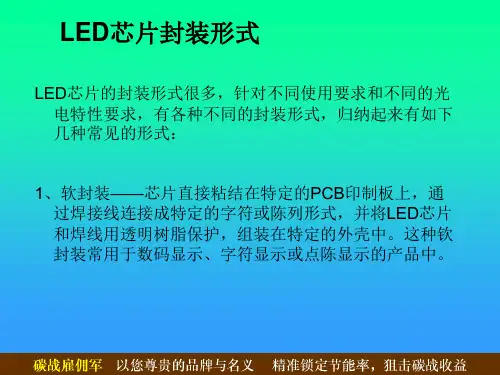 LED芯片封装形式