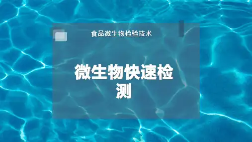 微生物快速检测