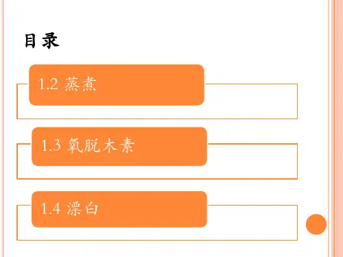 制浆造纸技术之蒸煮、氧脱木素、漂白