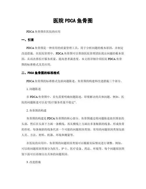 医院PDCA鱼骨图