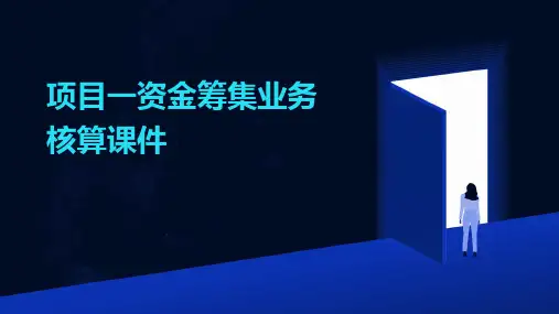 项目一资金筹集业务核算课件