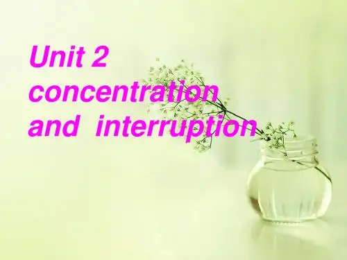 英语口语教程上Unit2