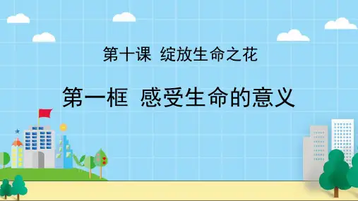 感受生命的意义   部编版道德与法治七年级上册