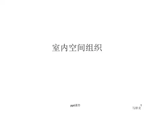 室内空间组织  ppt课件