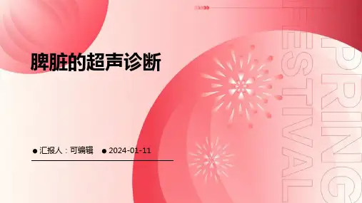 脾脏的超声诊断ppt课件