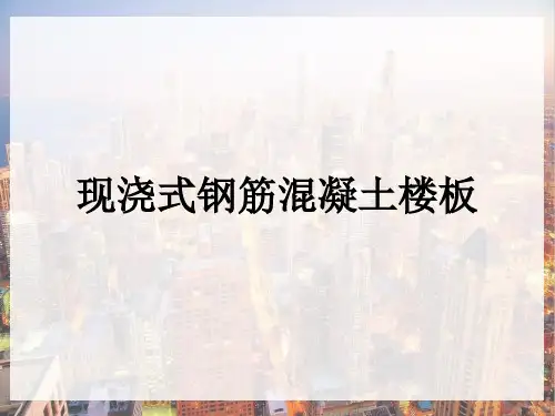 楼地层—钢筋混凝土楼板构造(建筑构造)