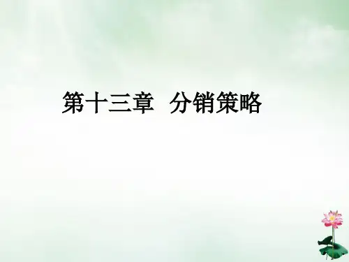 分销策略培训教材(PPT68页)
