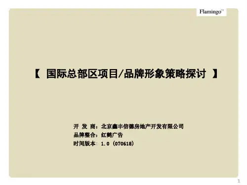 红鹤沟通四方海(城市综合体)(PPT79页)