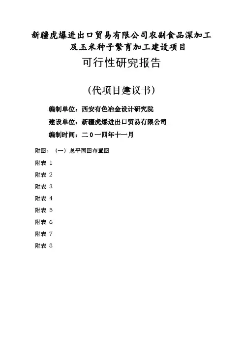 进出口贸易可行性研究报告