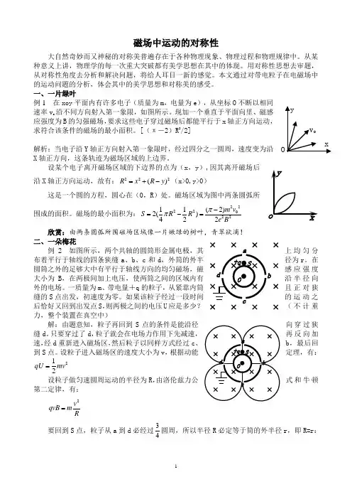 磁场中运动的对称性3
