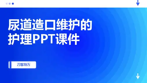 尿道造口维护的护理PPT课件