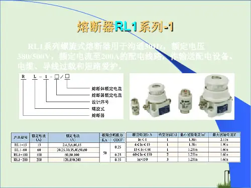 低压电器图片之熔断器.
